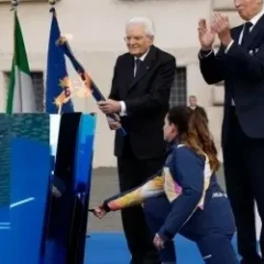 Римде 2026 жылғы Олимпиада ойындарының алауы жағылды