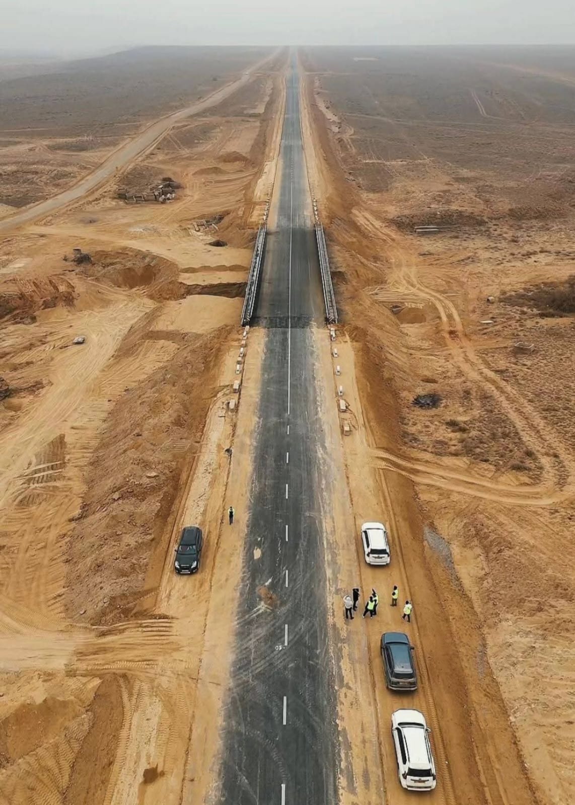 Дастан Рыспеков Жезқазған-Қызылорда жолын қайта жаңғырту жұмыстарын тексерді