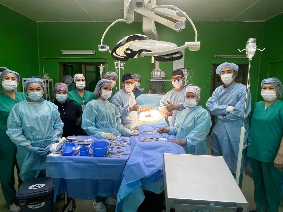 Қызылордада тұңғыш рет бір күнде үш бүйрек трансплантациясы жасалды