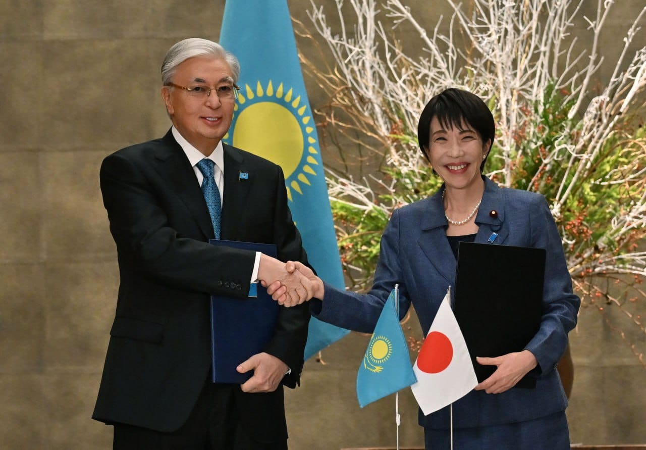 Қасым-Жомарт Тоқаев пен Санаэ Такаичи бірлескен мәлімдеме қабылдады