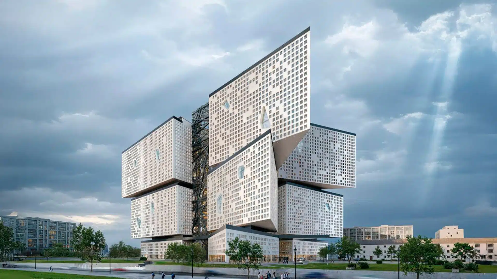 32-қабаттан Каспий көрінеді: Атырауда зәулім «Ақ-Жайық» кешені салынады