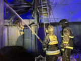Петропавлда құтқарушылар 30 градус аязда кәсіпорындағы өртті сөндірді