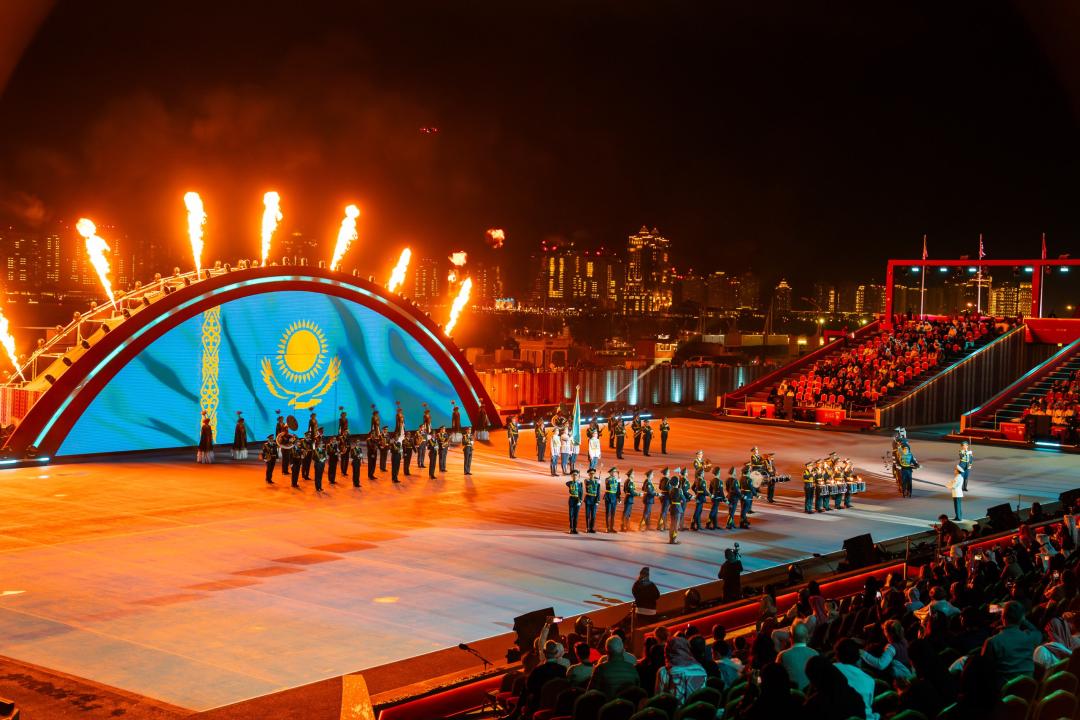 Әскери қызметшілер халықаралық фестивальде өнер көрсетті