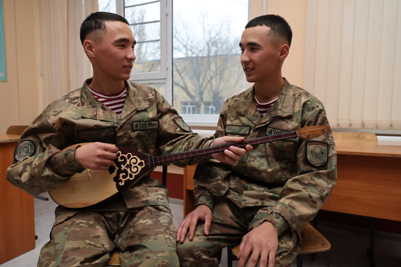 Ұлттық ұлан сапында егіз сарбаздар қызмет етеді