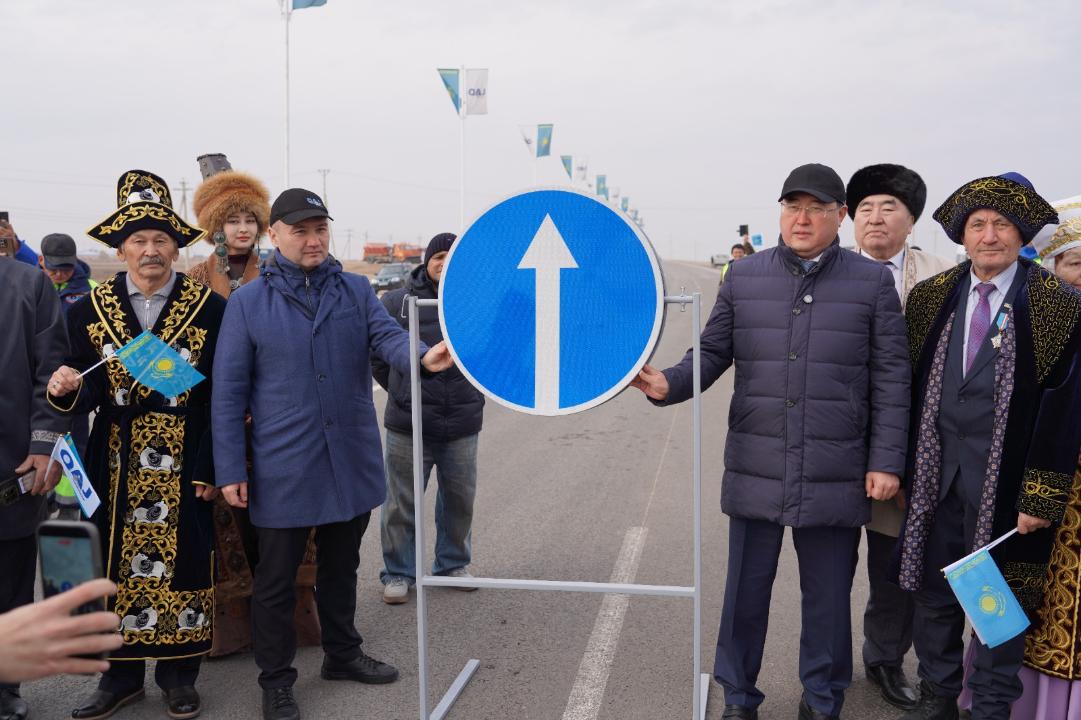 «Күрті – Қонаев» автожолы жаңартылды