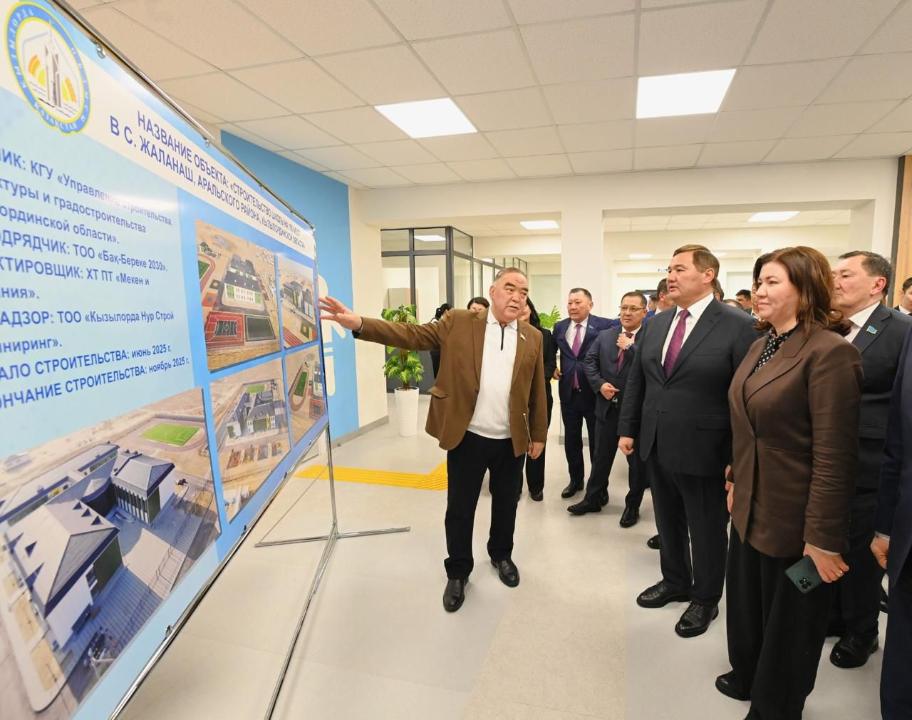 Қызылорда облысының ең шалғай ауылдарының бірінде заманауи мектеп ашылды