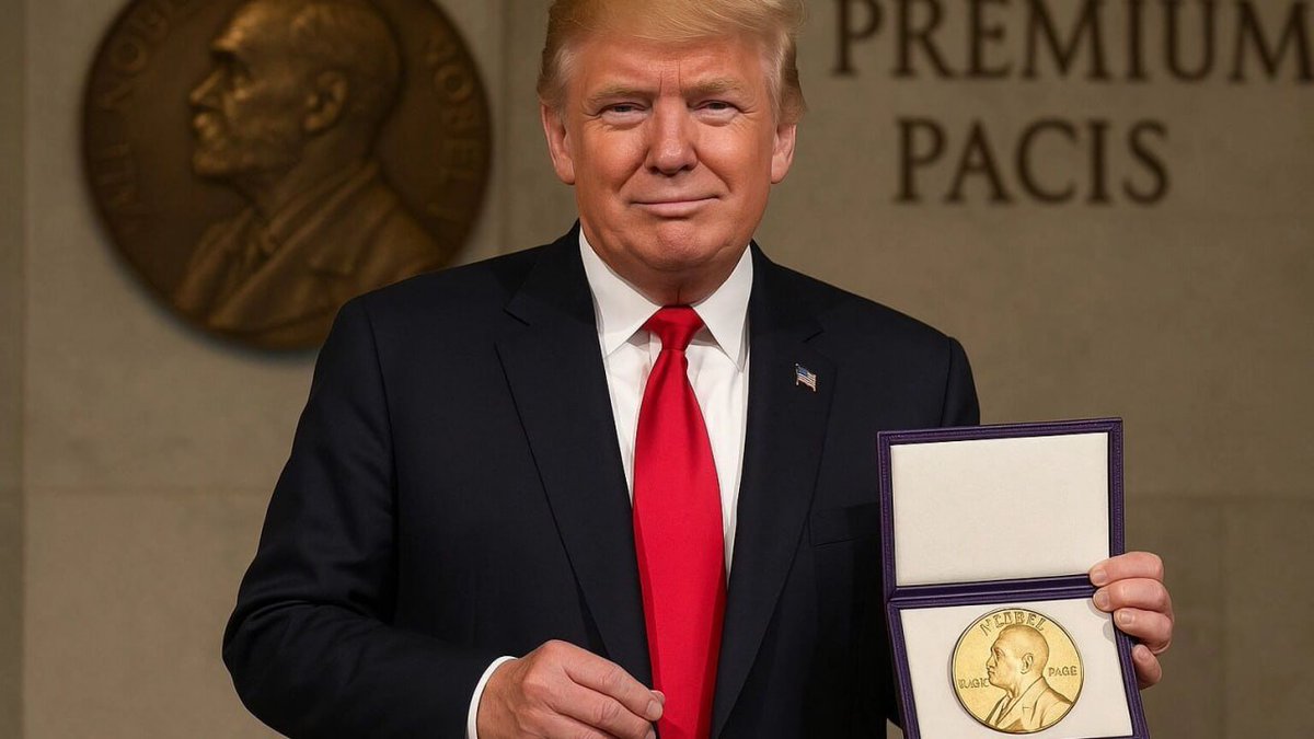 Нобель сыйлығының иегері Трампқа өзінің сыйлығын табыс етті