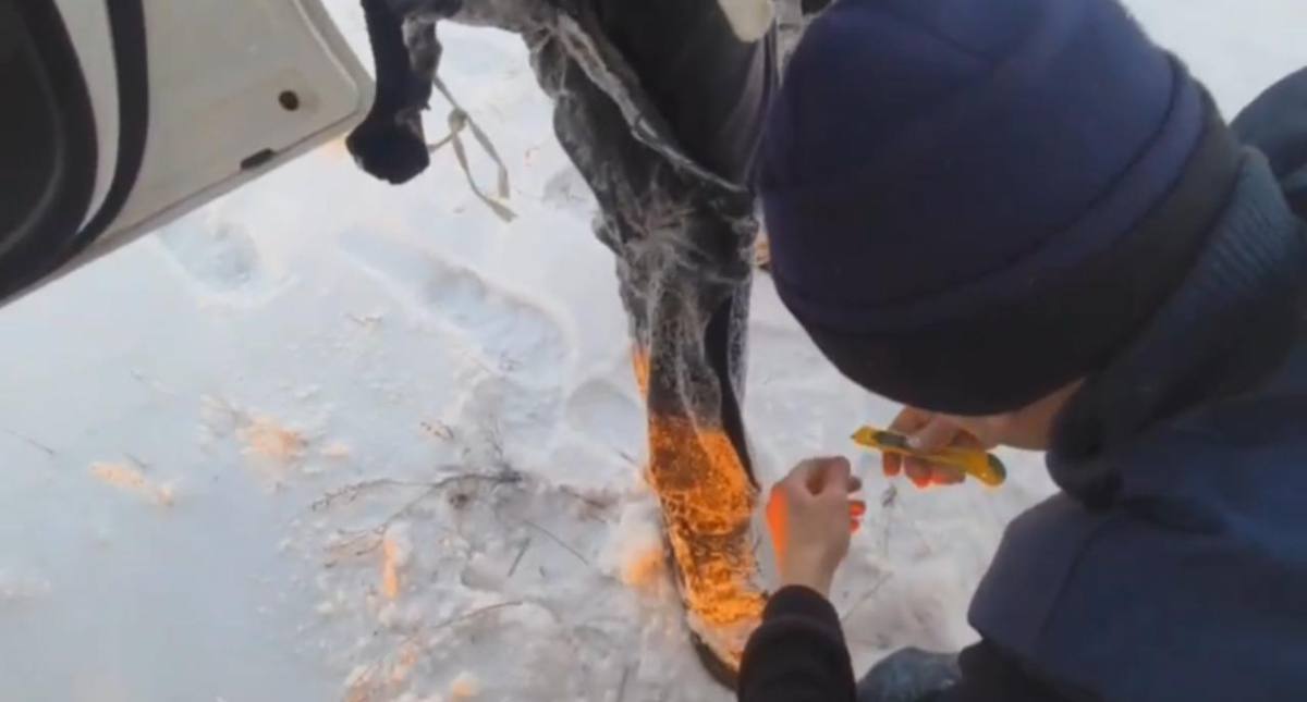 Екібастұзда мұз ойылып, суға кеткен балықшылар құтқарылды
