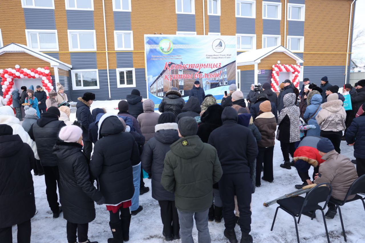 Әулиекөлде көпқабатты тұрғын үй пайдалануға берілді