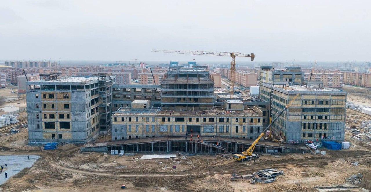 Қызылорда облысында 300 орындық көпбейінді аурухана салынып жатыр