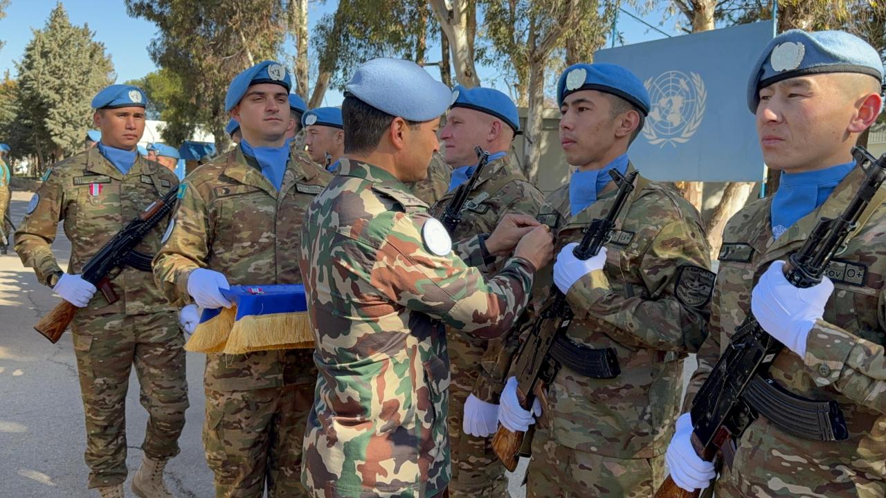 Қазақстандық бітімгерлер БҰҰ медальдарымен марапатталды