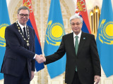 Мемлекет басшысы Сербия Президентін «Алтын Қыран» орденімен марапаттады