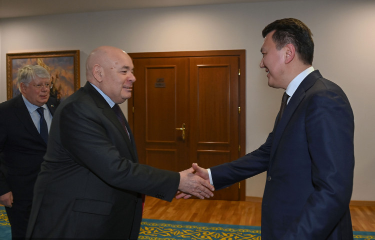 Ерлан Қарин Михаил Швыдкоймен кездесті