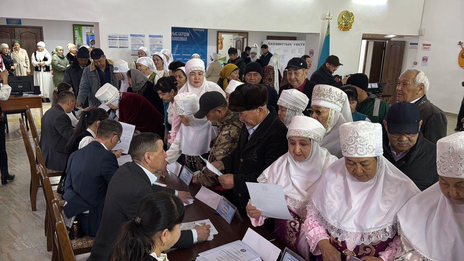 Шиеліде даңқты диқанның 9 келіні дауыс берді