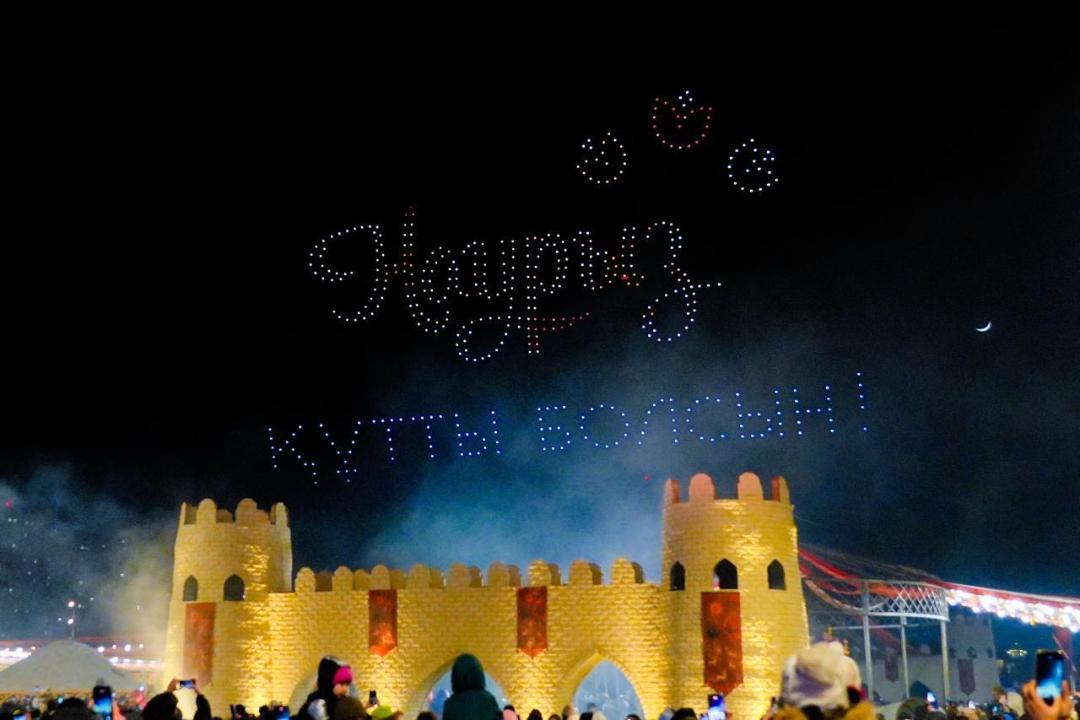 Астанада Наурыз мейрамына орай ауқымды дрон-шоу өтті