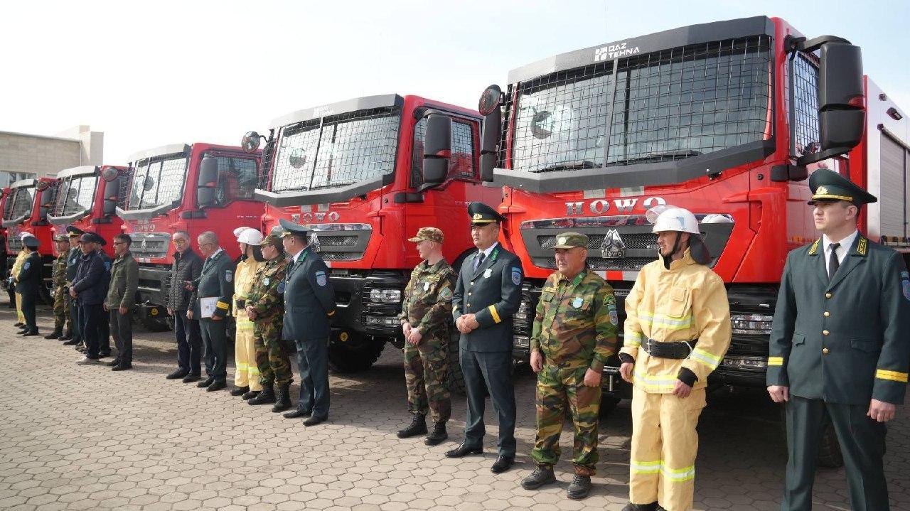 Өрт сөндіру техникасымен толықты