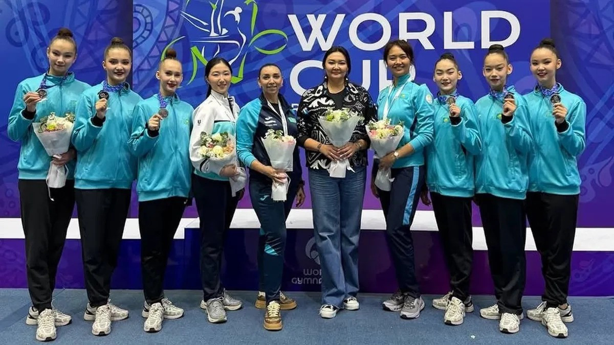 Қазақстан көркем гимнастикадан Ташкенттегі Әлем кубогы кезеңінде күміс жүлдеге ие болды
