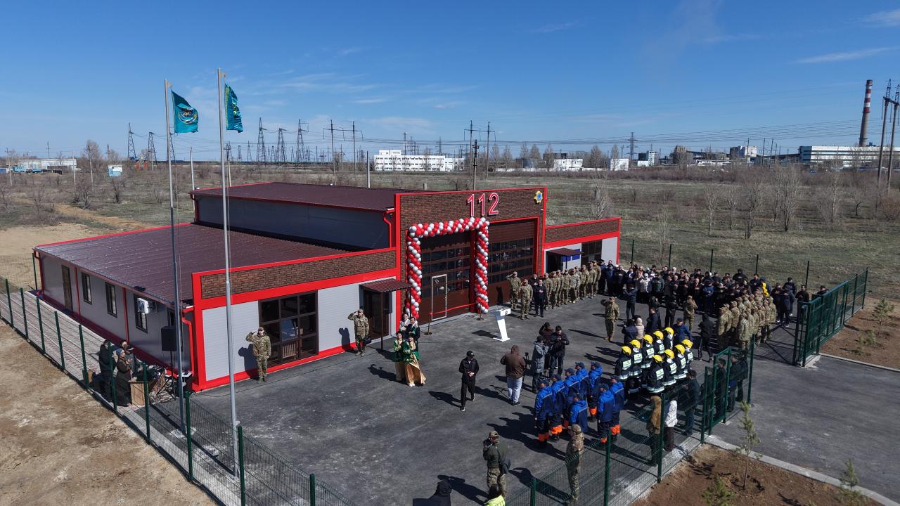 Солнечный кентінде жаңа өрт сөндіру бекеті ашылды