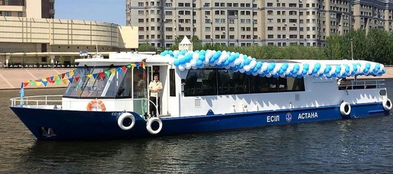 Астанада 1 мамырдан бастап Есіл бойымен кемелер қатынай бастайды