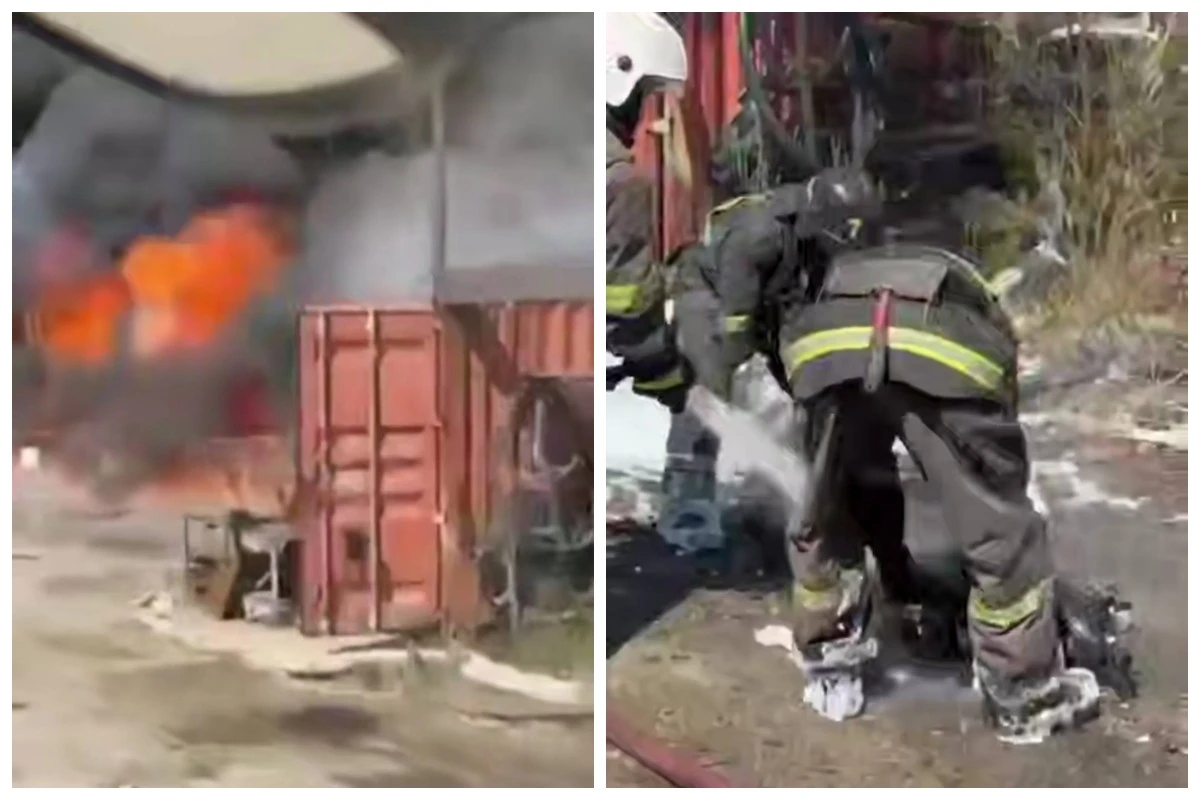 6 баллон шығарылды: Өскеменде құтқарушылар жарылыстың алдын алды