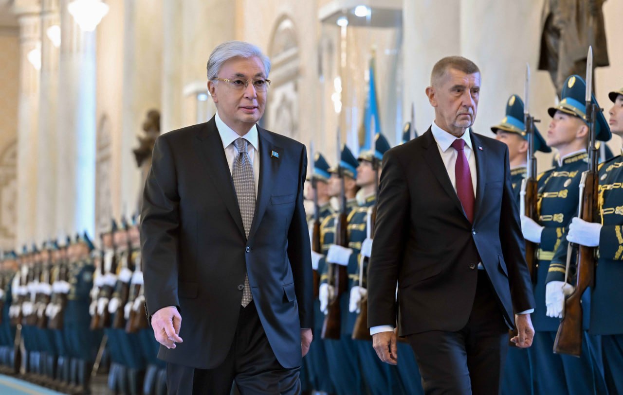 Президент Ақордада Чех Республикасының Премьер-министрін қарсы алды