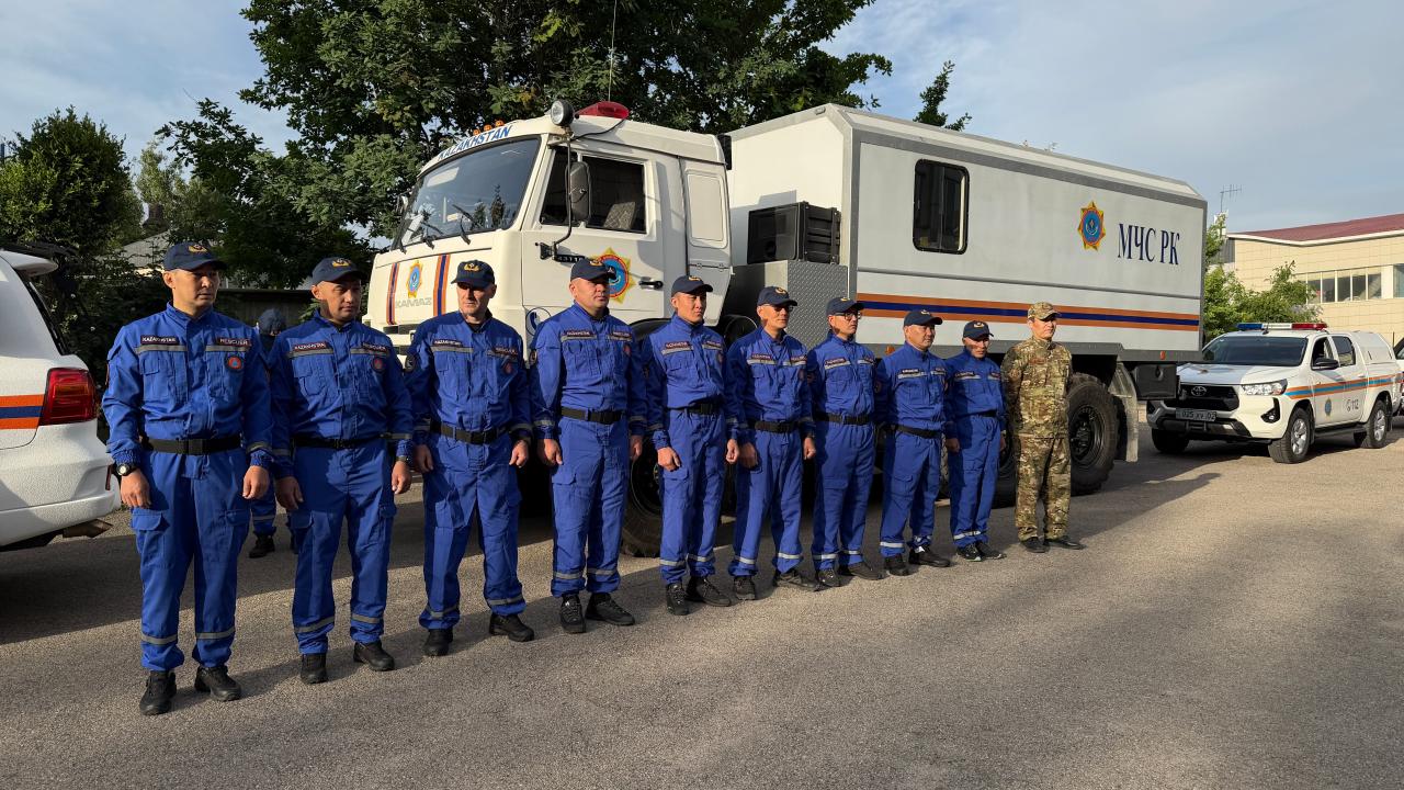 Қазақстандық құтқарушылар Тәжікстанда өтетін оқу-жаттығуға келді
